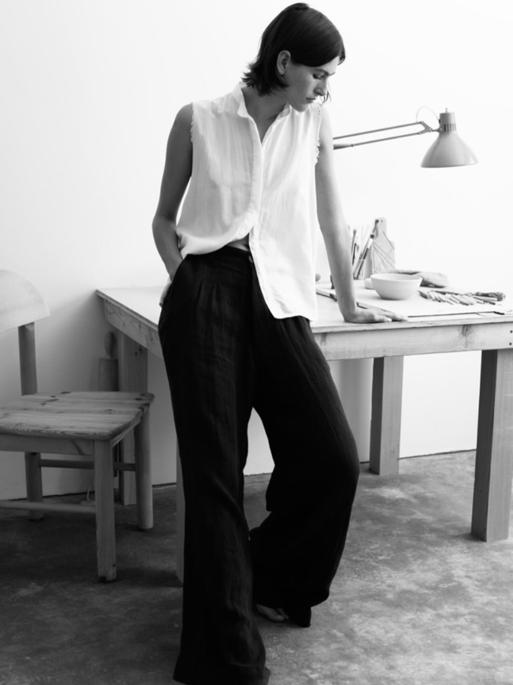 JESSE KAMM Drifter sleeveless blouse - S